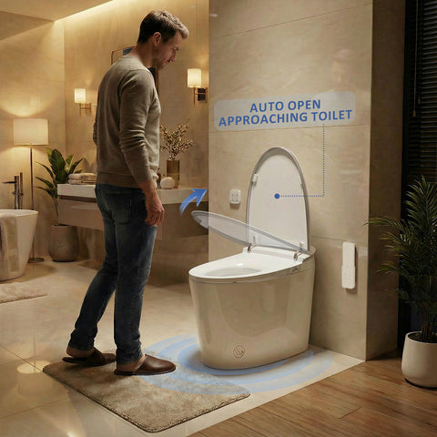 EPLO M1 Smart Elongated toilet Bidet 1000g Power Flush ADA Compliant Heated Seat
