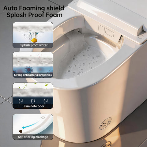 EPLO M3 Smart Elongated toilet Bidet ADA Compliant WaterSense Moving Dryer UVC Sanitize