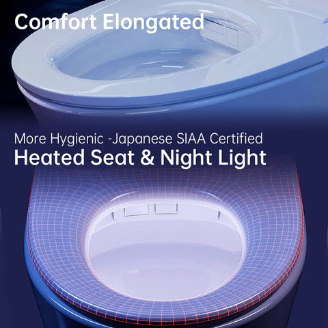EPLO EQ7PRO/IX7PRO Smart Toilet with Bidet - One-piece Auto Flush Heated Seat electric toilet