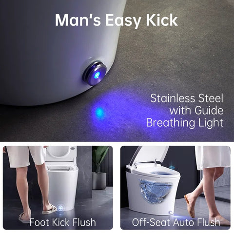 EPLO EQ7PRO/IX7PRO Smart Toilet with Bidet - One-piece Auto Flush Heated Seat electric toilet