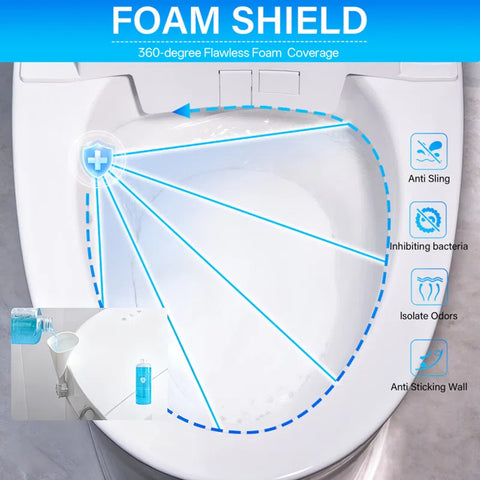 EPLO E18 Smart Toilet with Bidet - One-piece Foam Shield Heated Seat